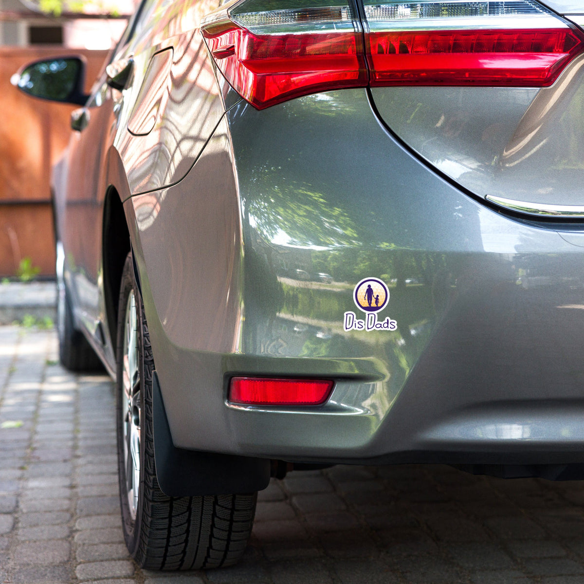 Dis Dads Bubble Free Stickers Durable & High Opacity