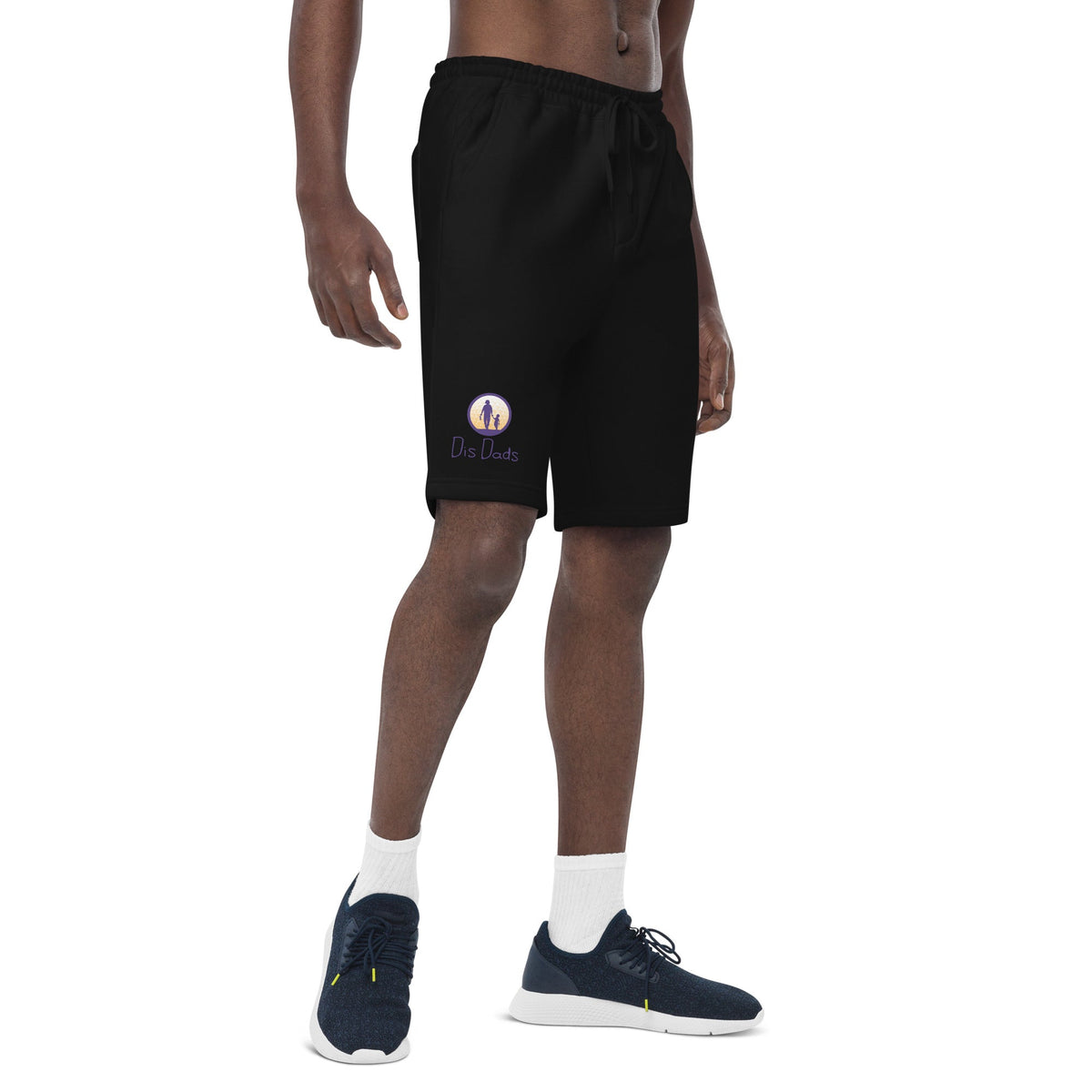 Dis Dads Men’s Fleece Shorts Soft & Comfy for Lounging or Outings