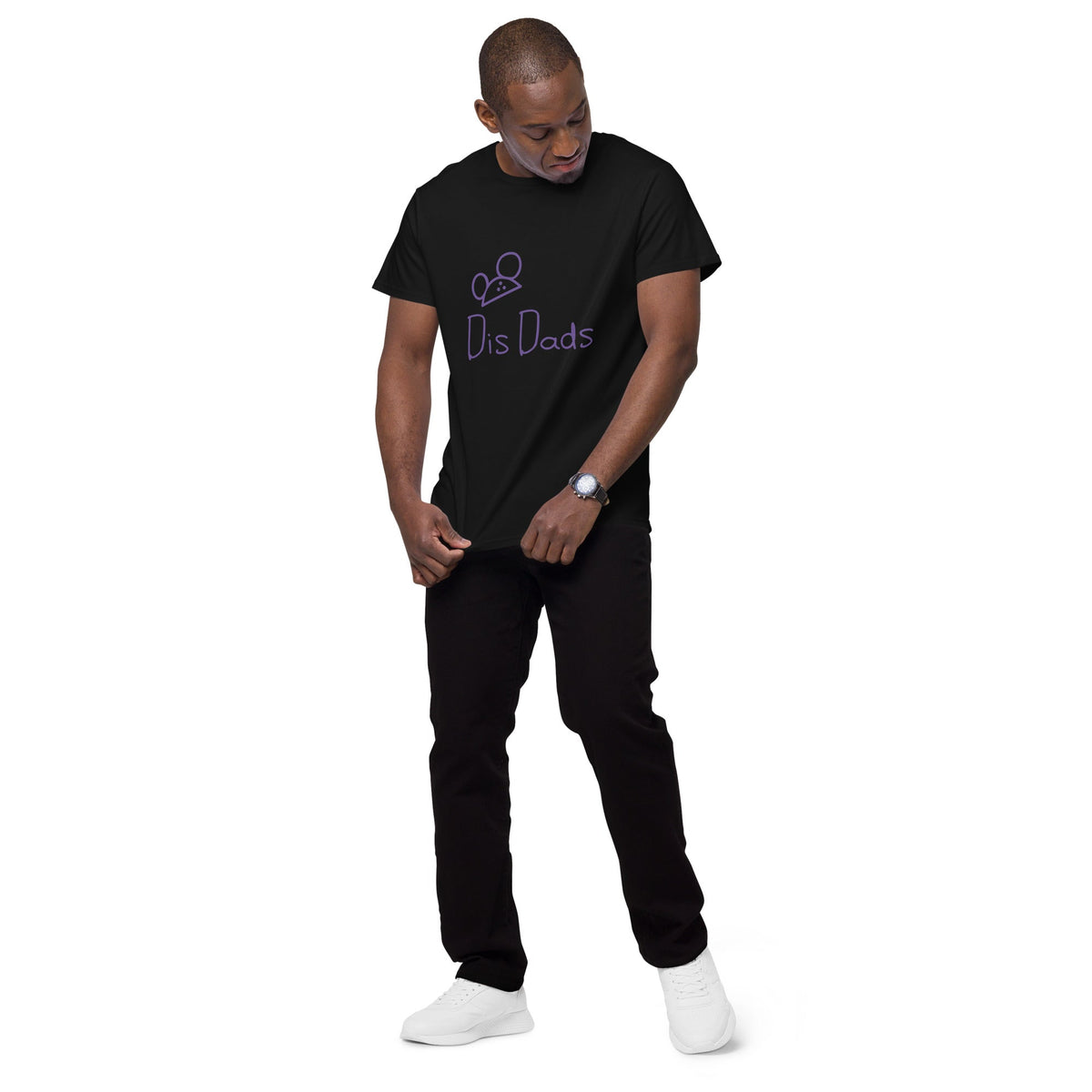 Dis Dads Magic Ears Men's Premium Cotton T Shirt