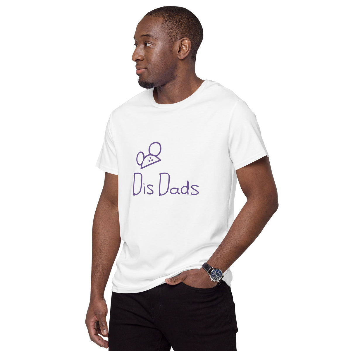 Dis Dads Magic Ears Men's Premium Cotton T Shirt