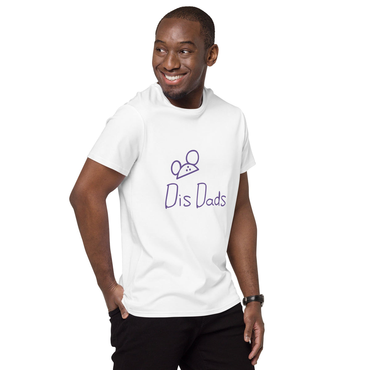 Dis Dads Magic Ears Men's Premium Cotton T Shirt
