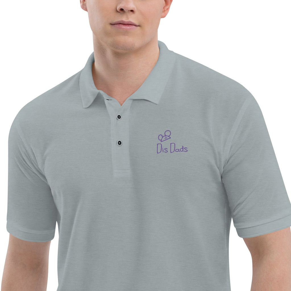 Dis Dads Magic Ears Men's Premium Pique Polo