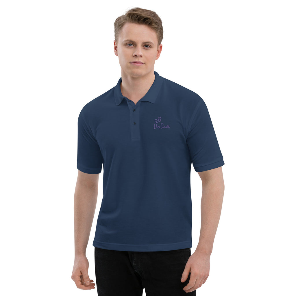 Dis Dads Magic Ears Men's Premium Pique Polo