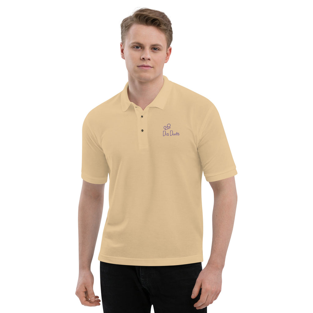 Dis Dads Magic Ears Men's Premium Pique Polo