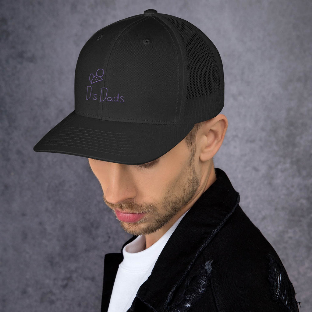 Dis Dads Magic Ears Embroidered Trucker Cap Cool & Comfortable