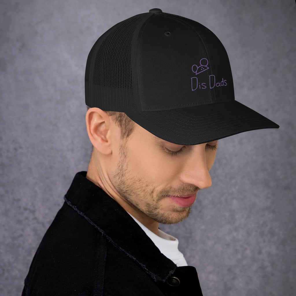 Dis Dads Magic Ears Embroidered Trucker Cap Cool & Comfortable