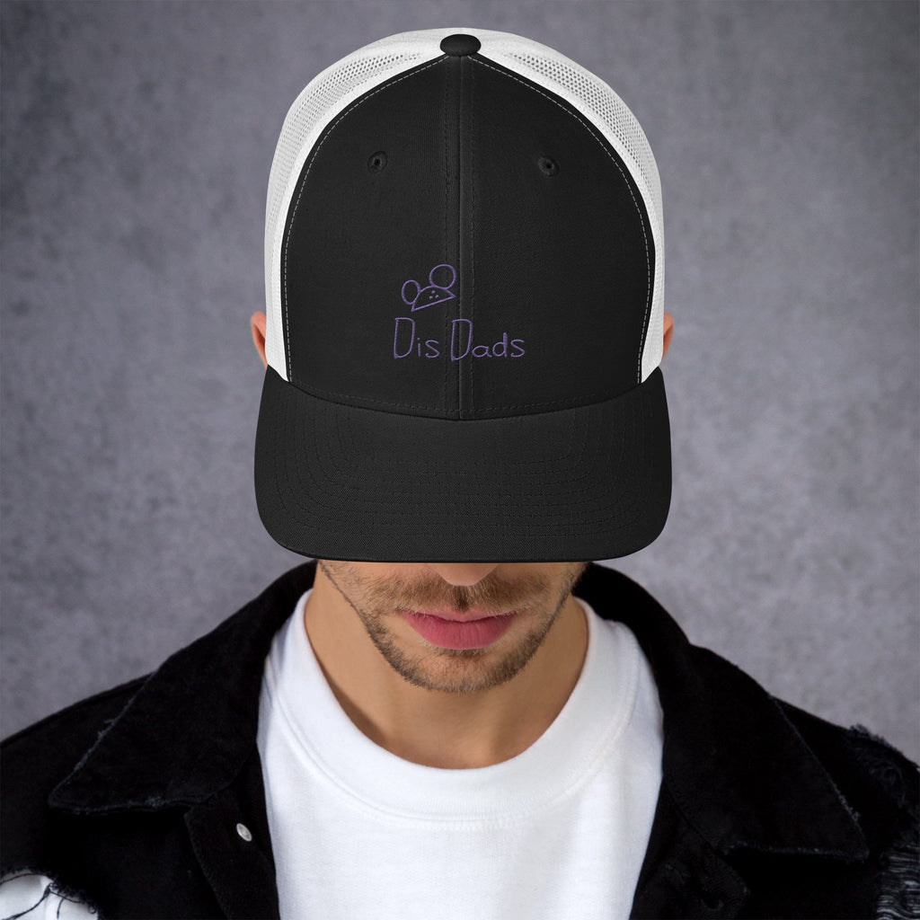 Dis Dads Magic Ears Embroidered Trucker Cap Cool & Comfortable