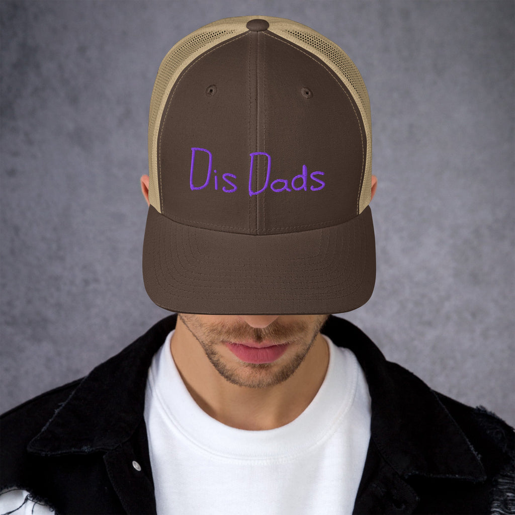 Dis Dads Embroidered Trucker Cap Cool & Comfortable