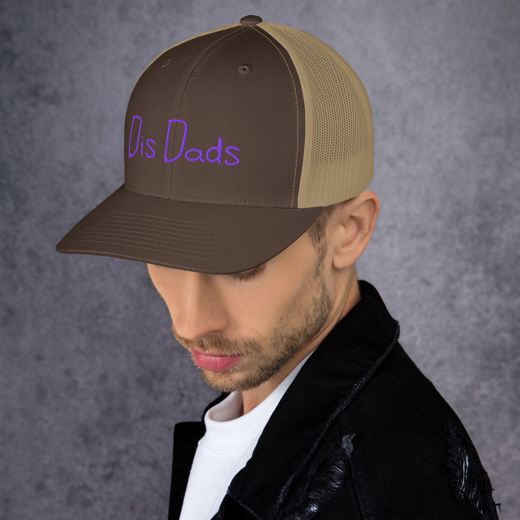Dis Dads Embroidered Trucker Cap Cool & Comfortable