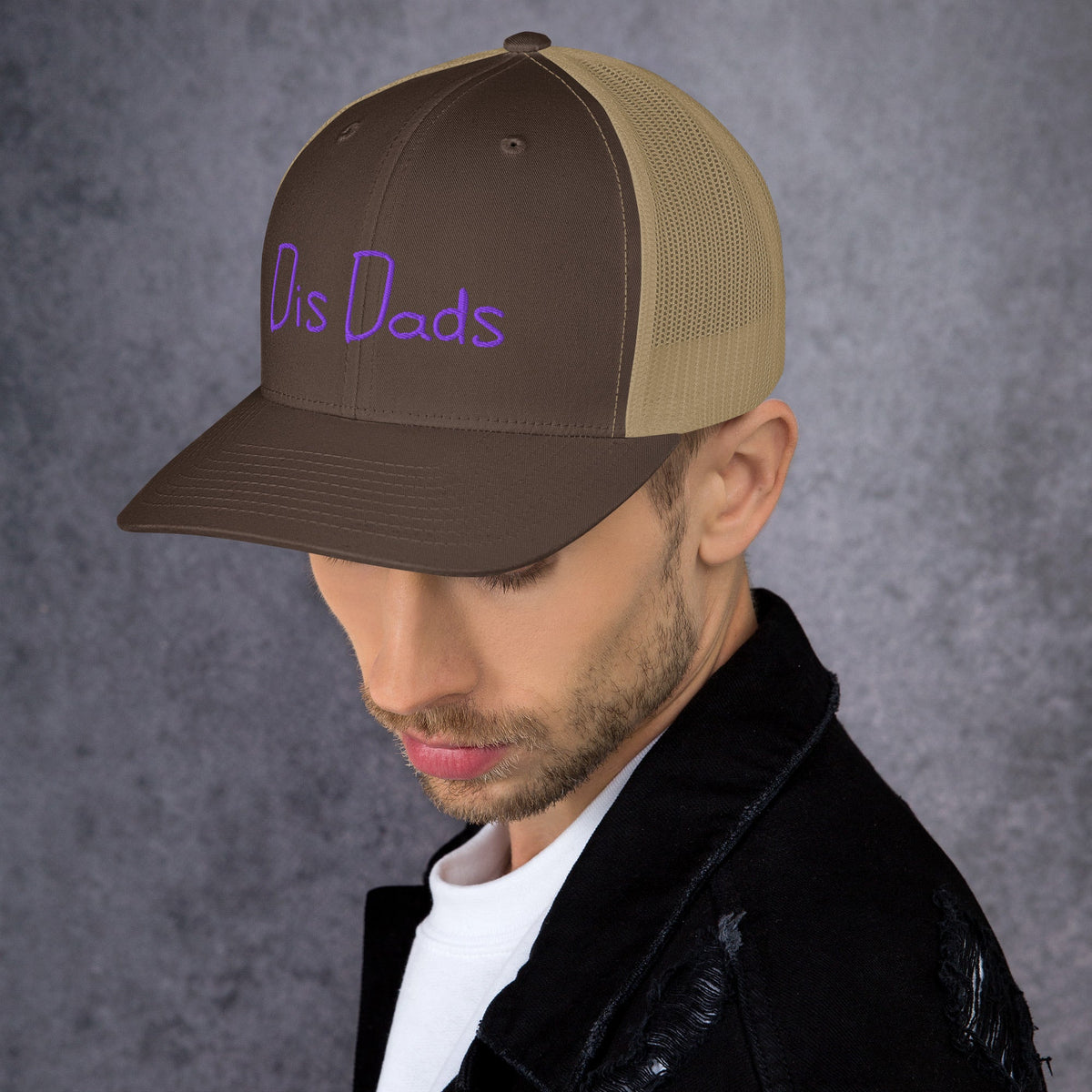 Dis Dads Embroidered Trucker Cap Cool & Comfortable