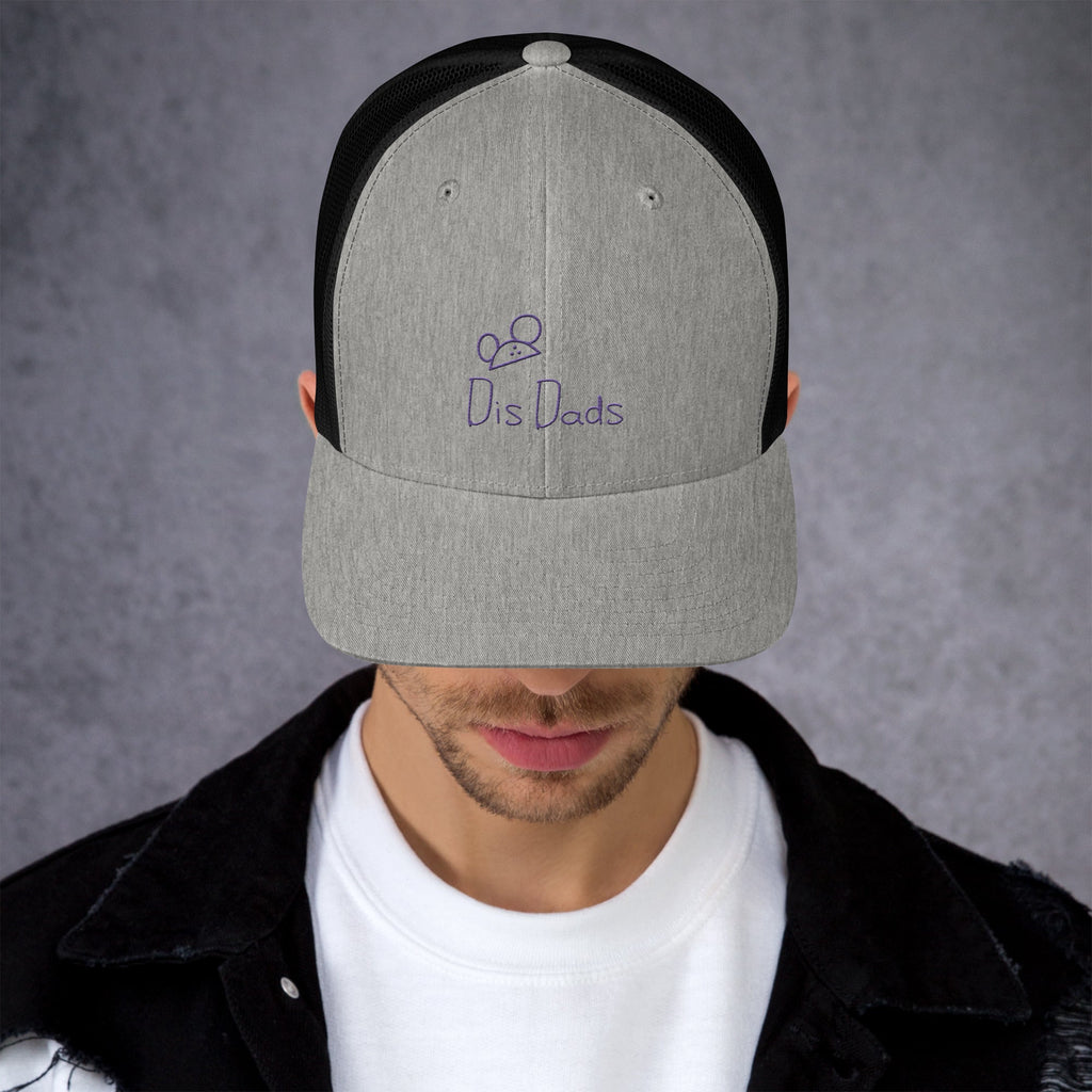 Dis Dads Magic Ears Embroidered Trucker Cap Cool & Comfortable