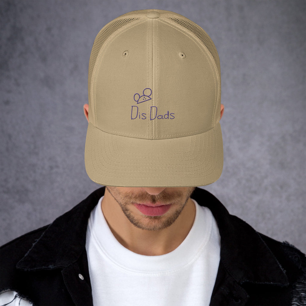Dis Dads Magic Ears Embroidered Trucker Cap Cool & Comfortable