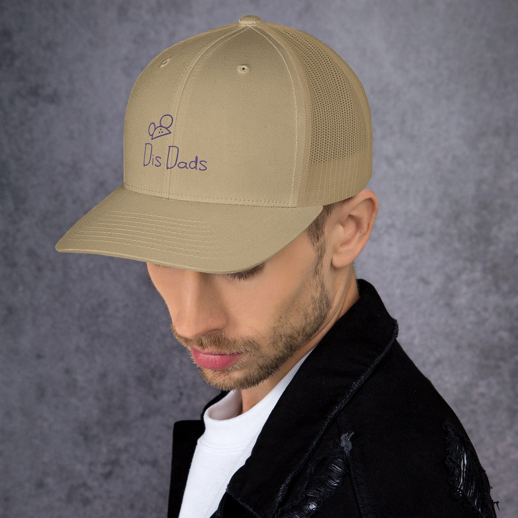 Dis Dads Magic Ears Embroidered Trucker Cap Cool & Comfortable
