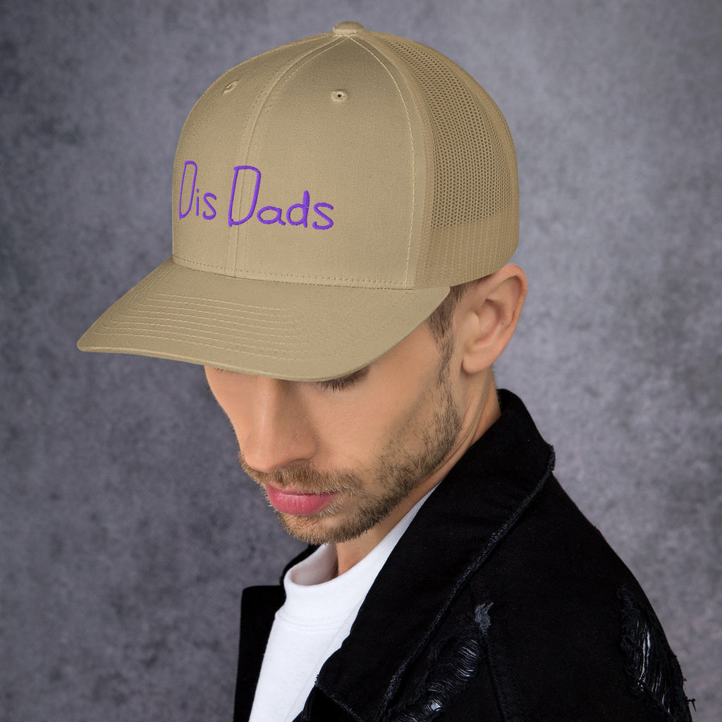 Dis Dads Embroidered Trucker Cap Cool & Comfortable