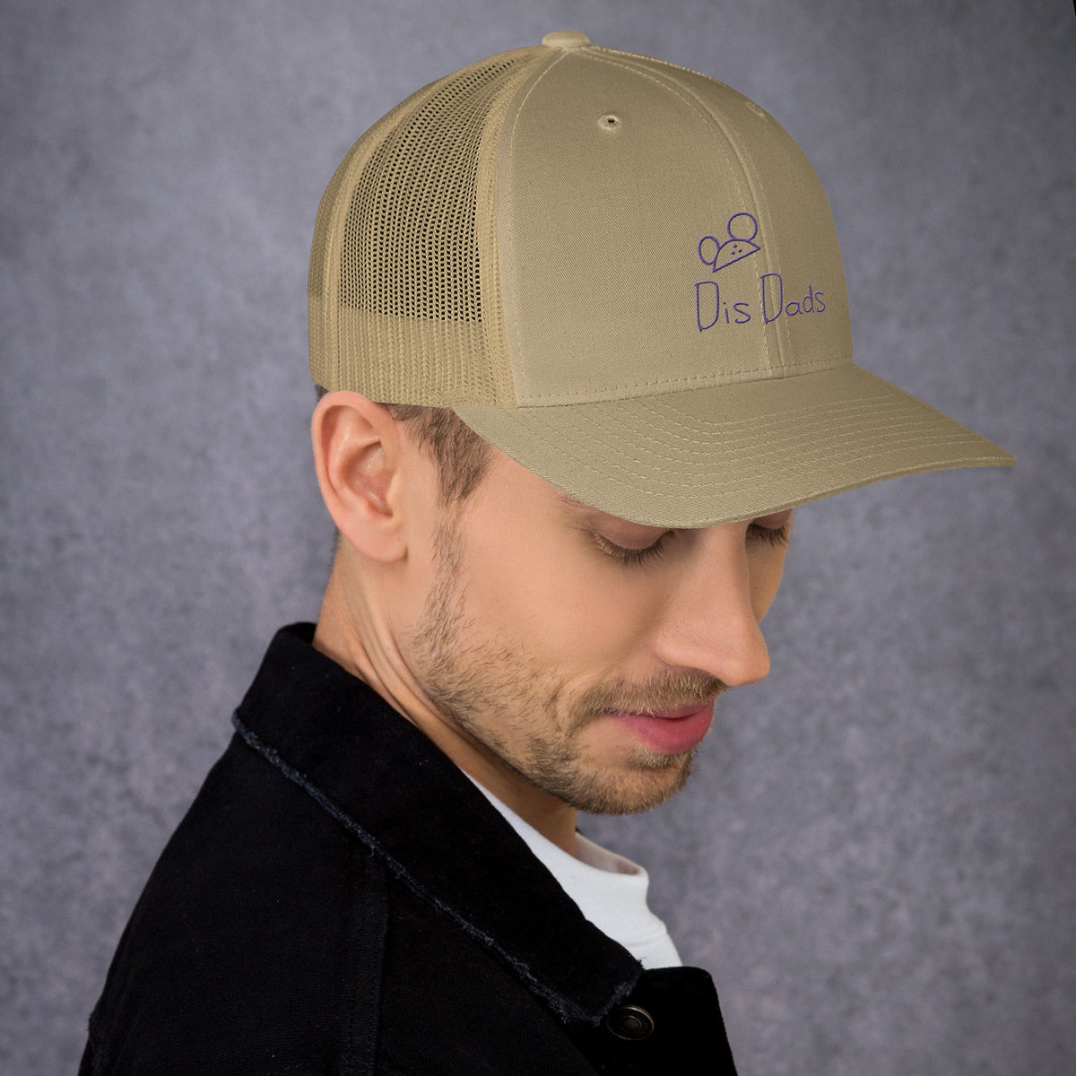 Dis Dads Magic Ears Embroidered Trucker Cap Cool & Comfortable