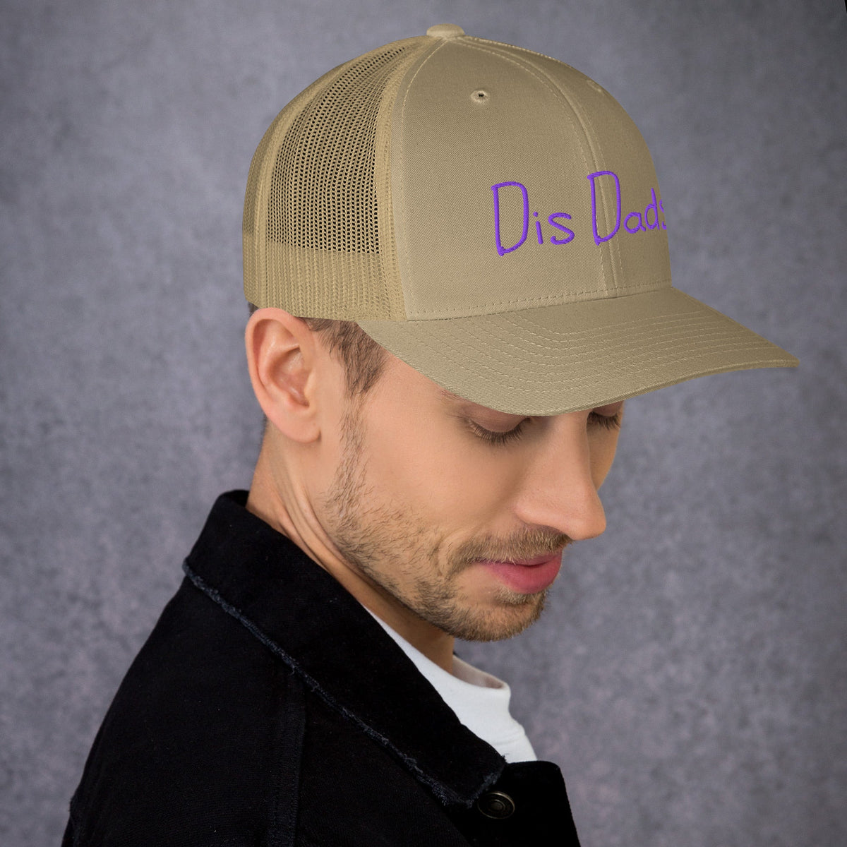 Dis Dads Embroidered Trucker Cap Cool & Comfortable