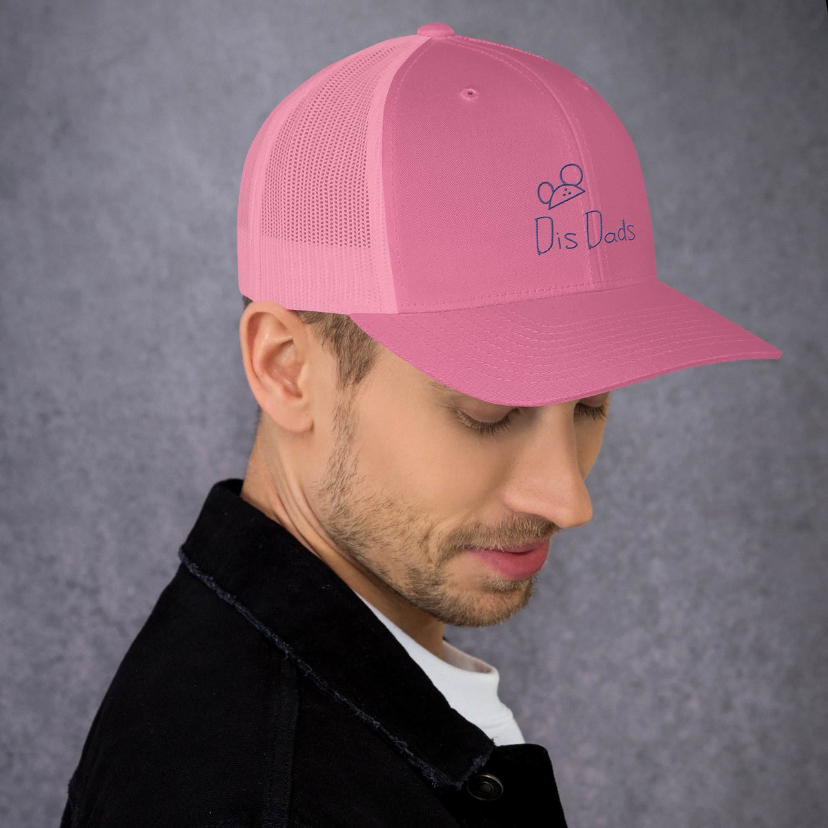 Dis Dads Magic Ears Embroidered Trucker Cap Cool & Comfortable