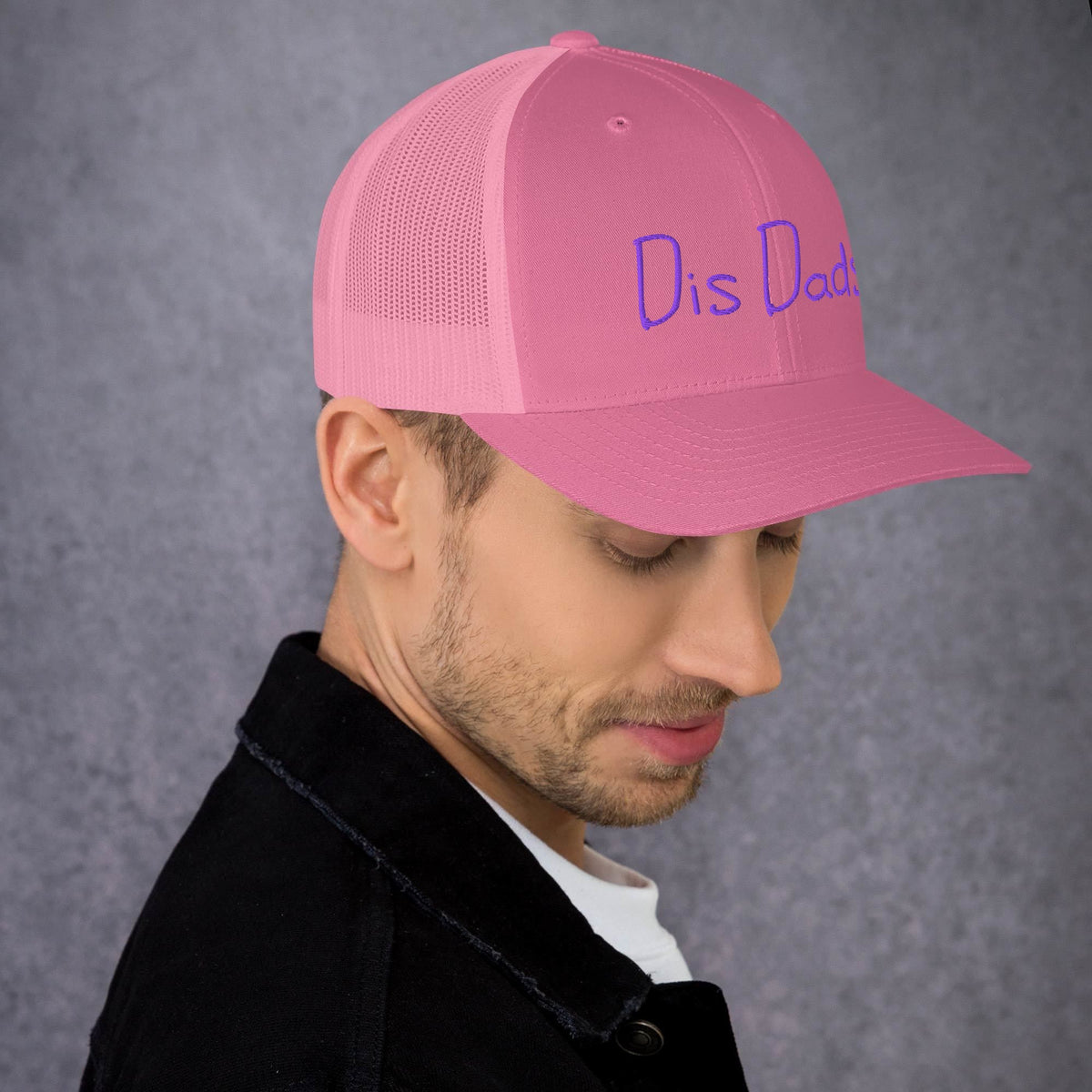 Dis Dads Embroidered Trucker Cap Cool & Comfortable