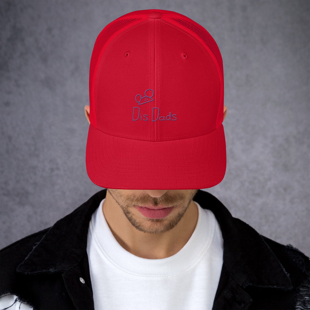 Dis Dads Magic Ears Embroidered Trucker Cap Cool & Comfortable