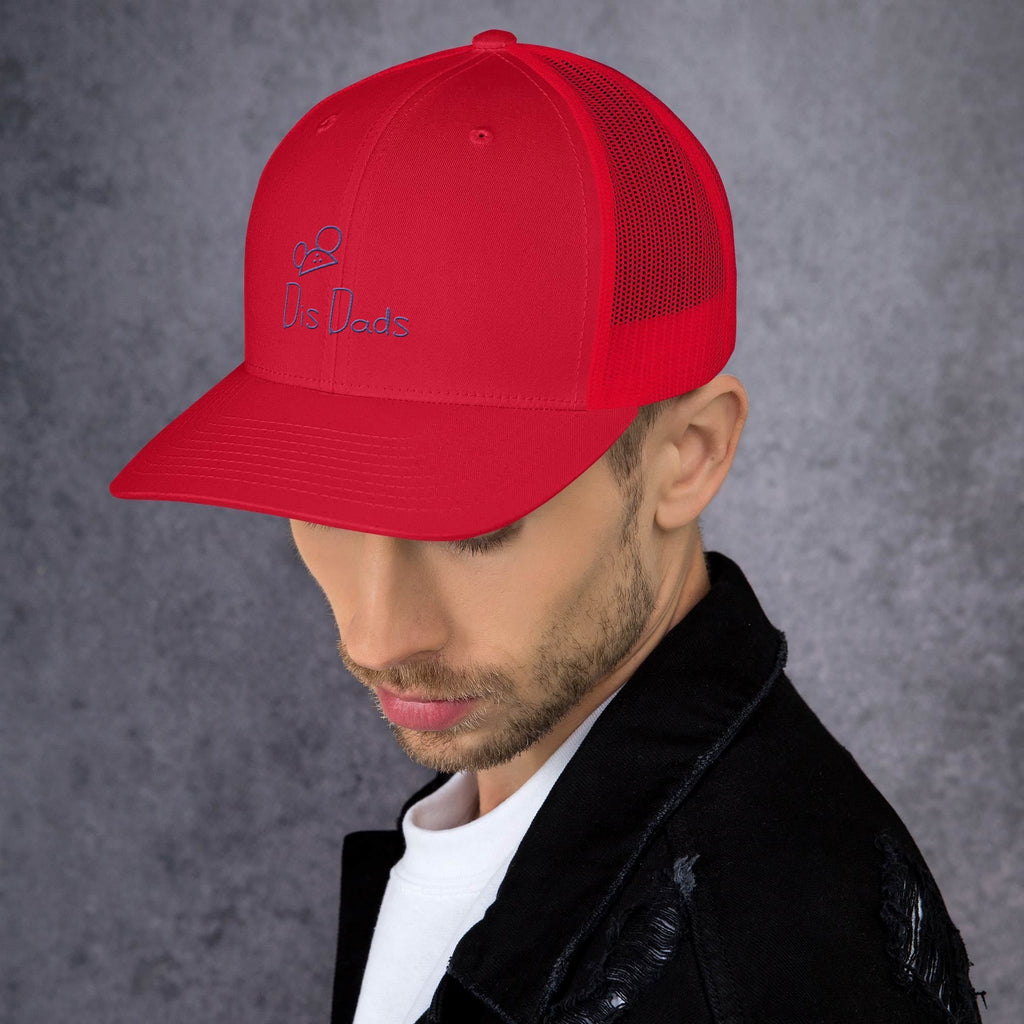 Dis Dads Magic Ears Embroidered Trucker Cap Cool & Comfortable