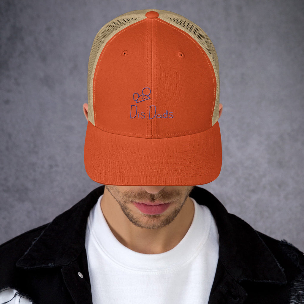Dis Dads Magic Ears Embroidered Trucker Cap Cool & Comfortable