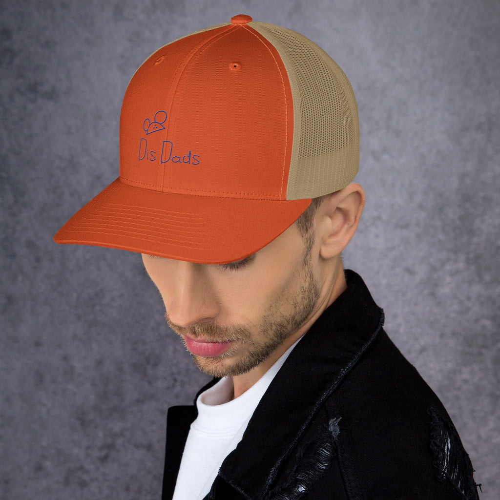 Dis Dads Magic Ears Embroidered Trucker Cap Cool & Comfortable