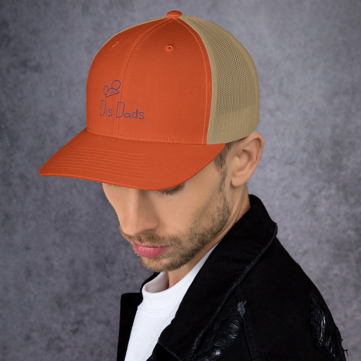 Dis Dads Magic Ears Embroidered Trucker Cap Cool & Comfortable