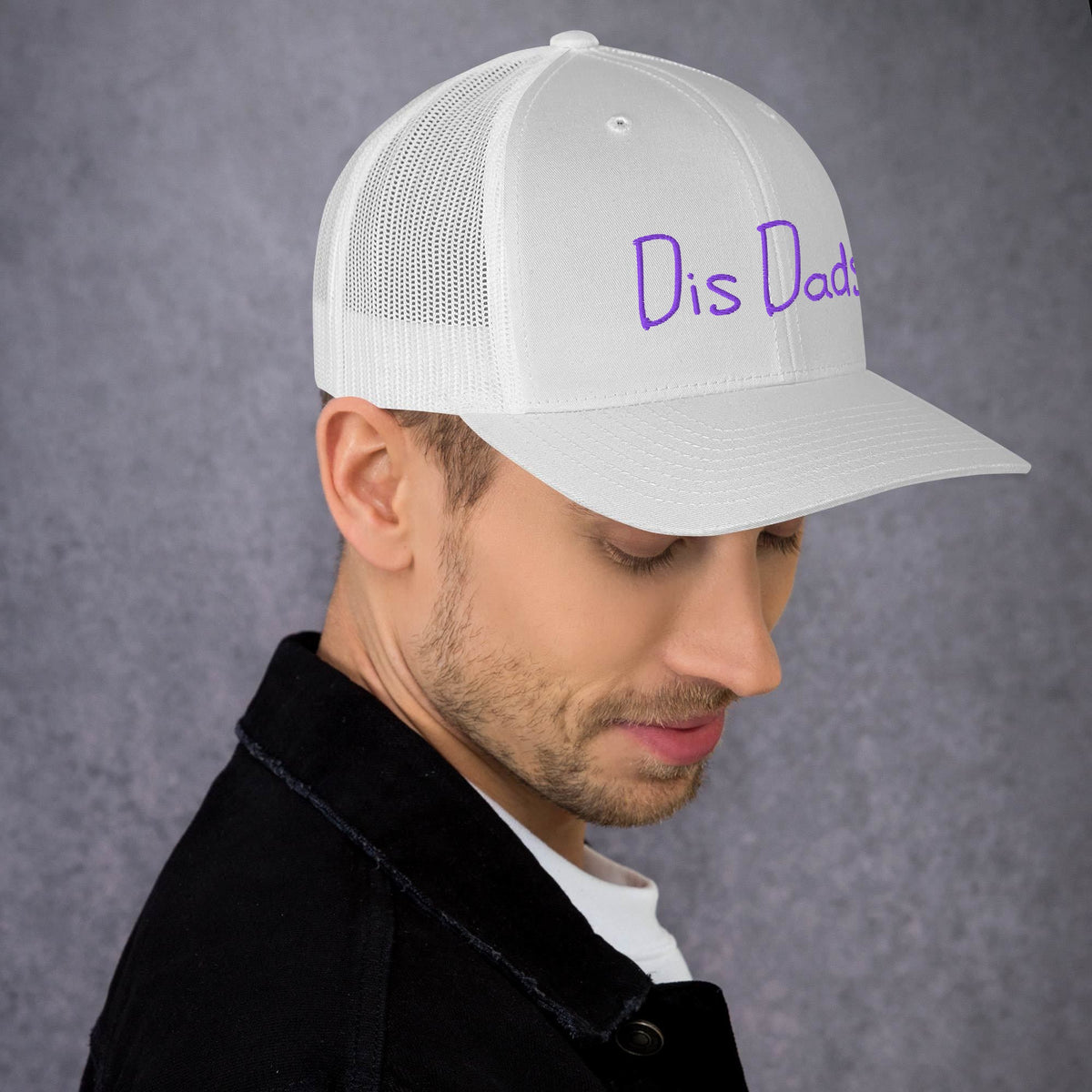 Dis Dads Embroidered Trucker Cap Cool & Comfortable