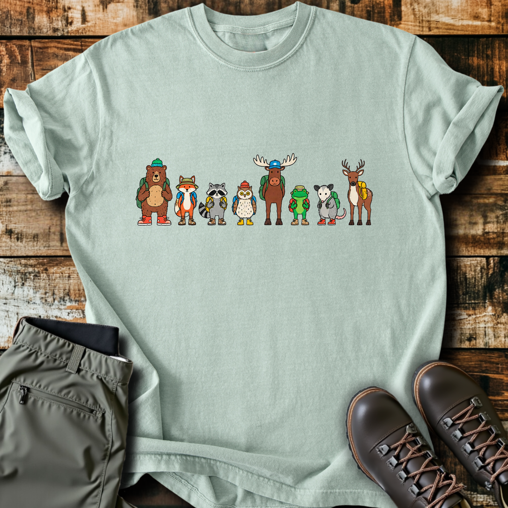 Hiking Critter Lineup T-Shirt product image 2