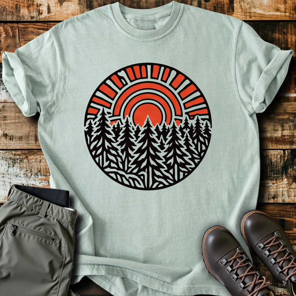 Sunrise Over The Pines T-Shirt product image 1