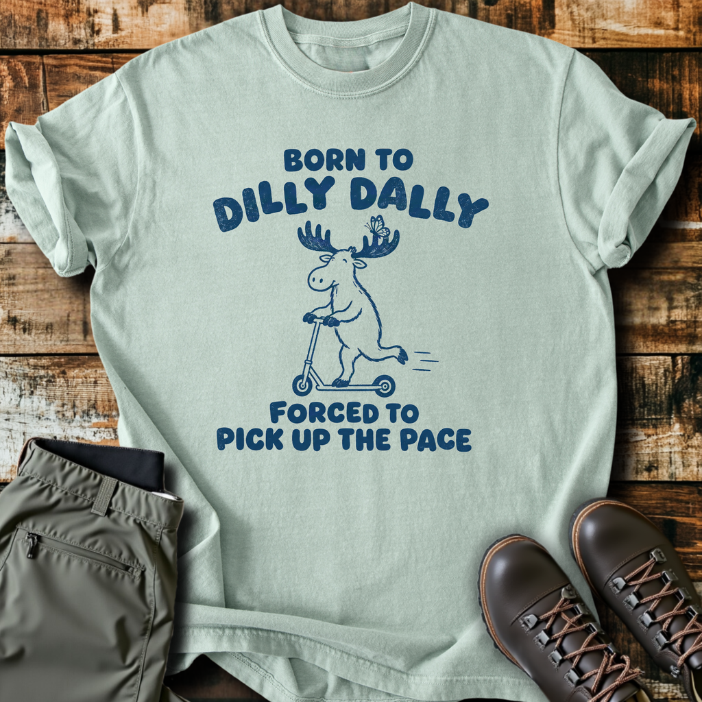 Born To Dilly Dally Moose T-Shirt product image 1