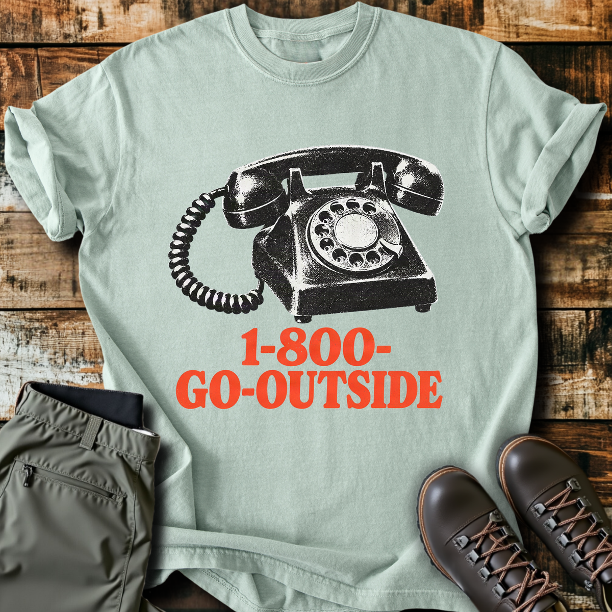1-800-Go-Outside T-Shirt product image 1