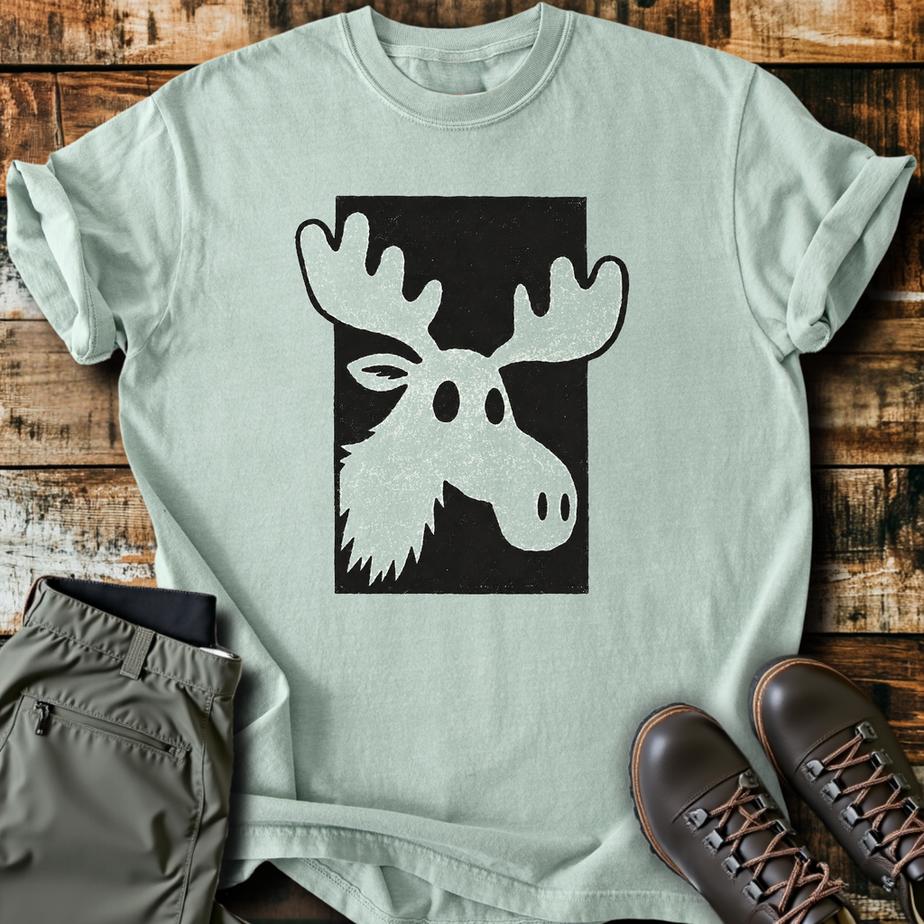 Moose Block Print T-Shirt product image 2