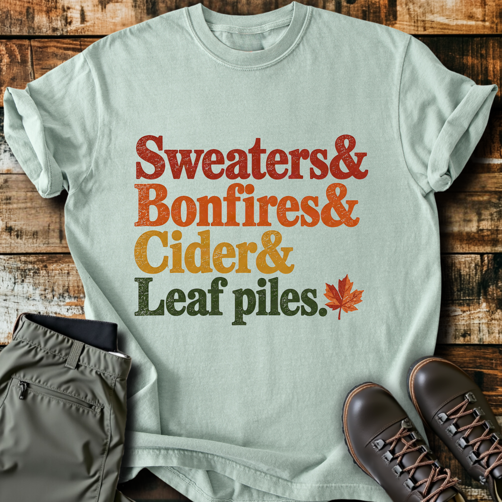 Sweaters And Bonfires T-Shirt product image 2