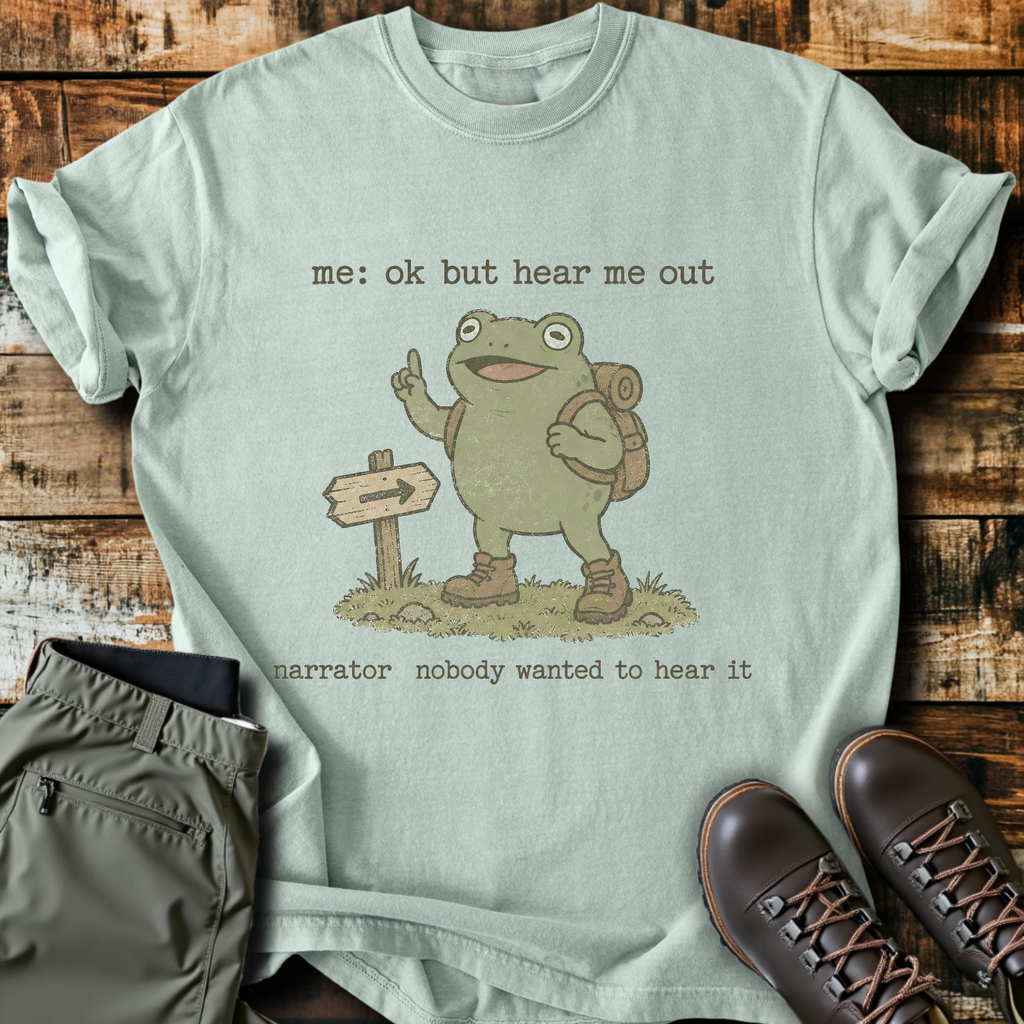 Hear Me Out Frog T-Shirt product image 1
