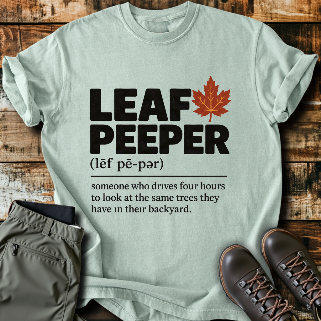 Leaf Peeper Definition T-Shirt product image 2