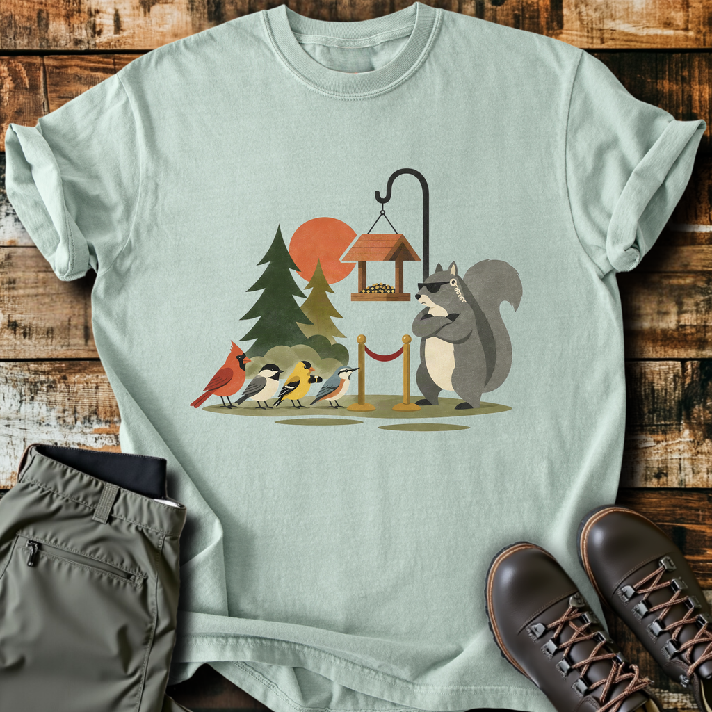 Bird Feeder Bouncer T-Shirt product image 2