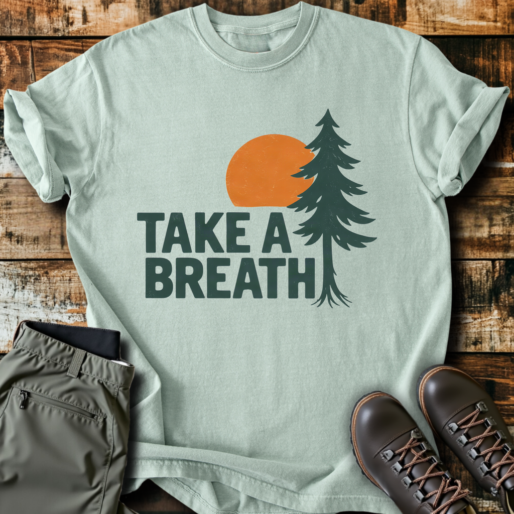 Take A Breath Pine T-Shirt product image 2
