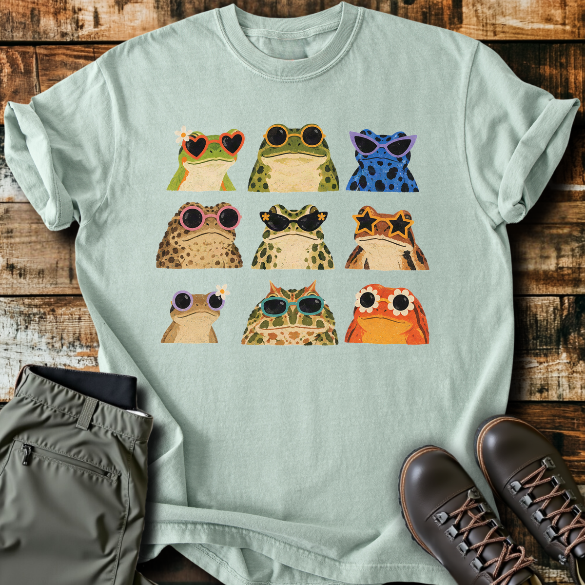 Frogs In Sunglasses T-Shirt product image 2