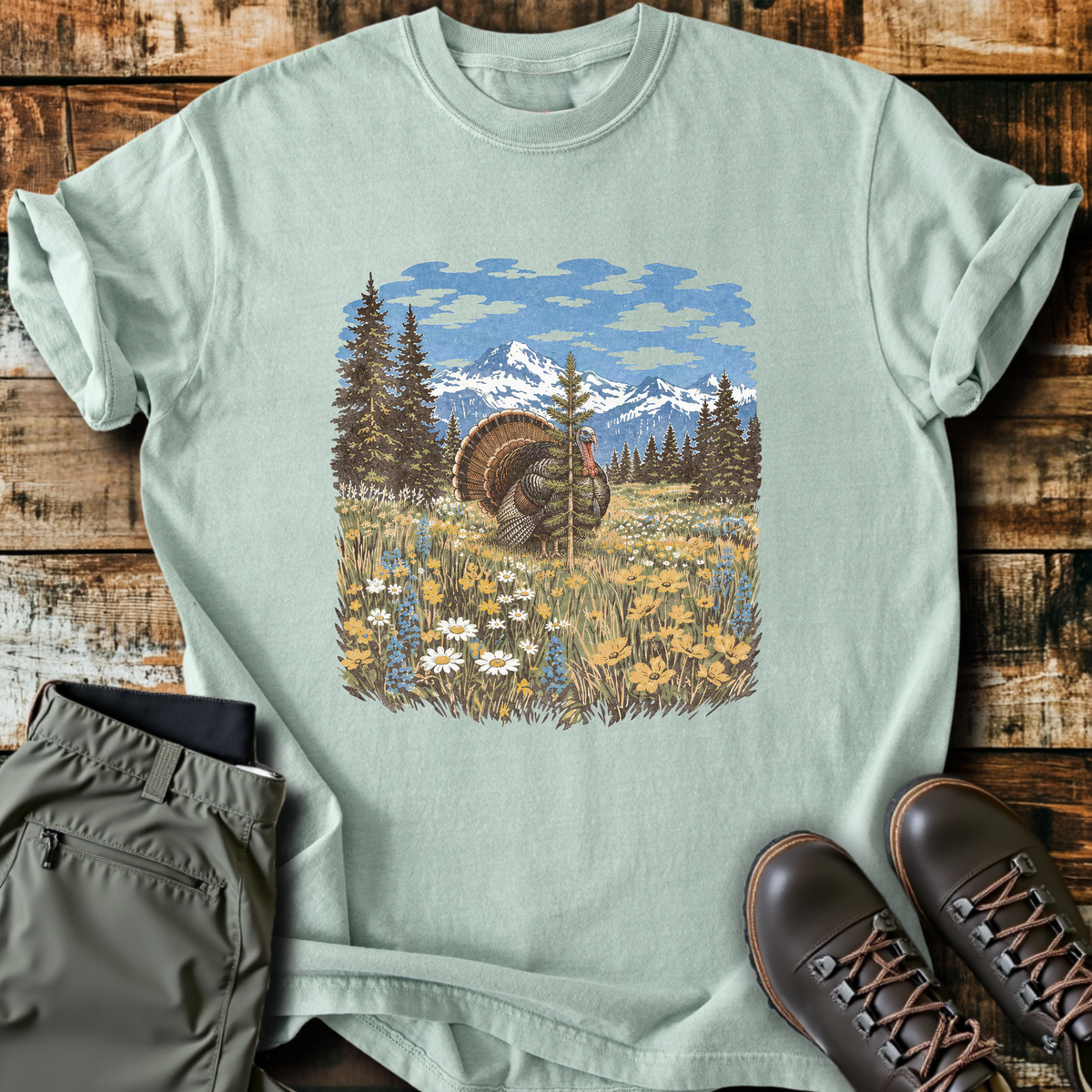 Hiding Turkey T-Shirt product image 2