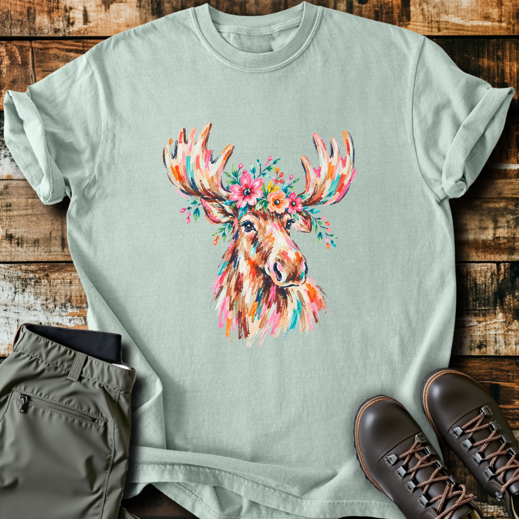 Wildflower Moose T-Shirt product image 8
