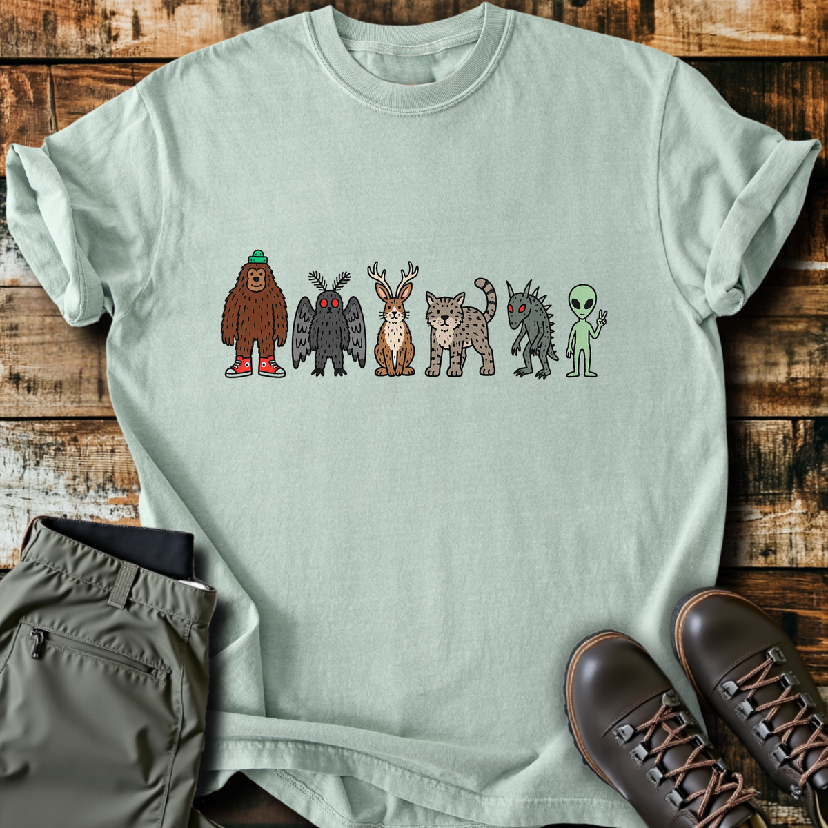 Cryptid Lineup T-Shirt product image 2