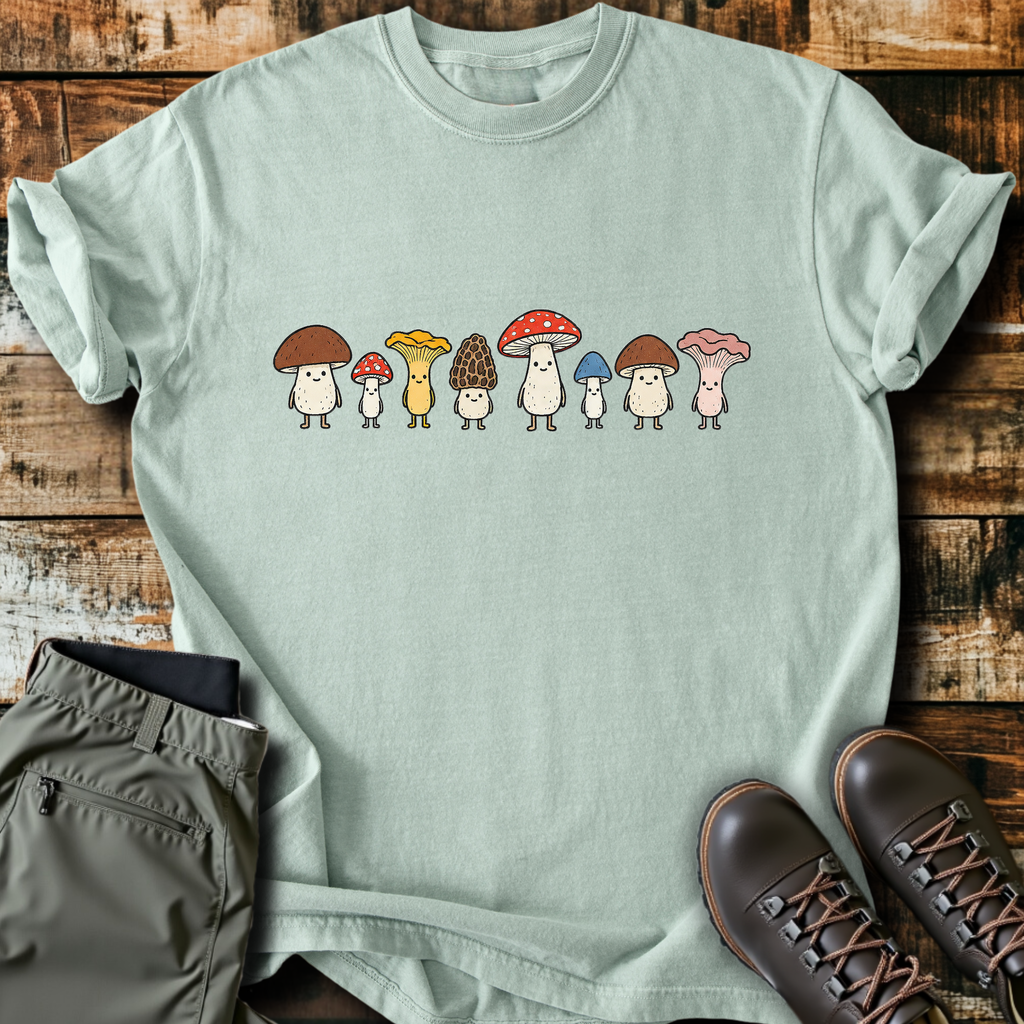 Mushroom Lineup T-Shirt product image 2