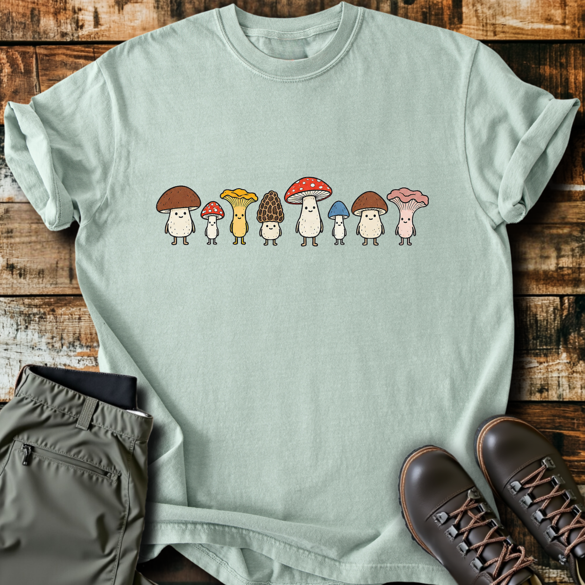Mushroom Lineup T-Shirt product image 2