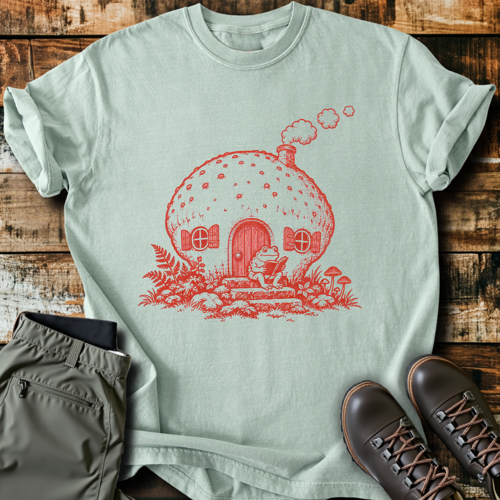 Mushroom House Frog T-Shirt product image 2