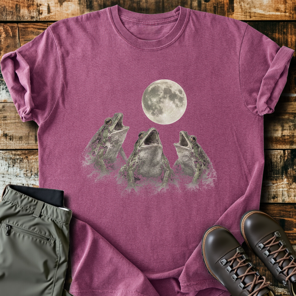 Frogs Howling At The Moon T-Shirt product image 2