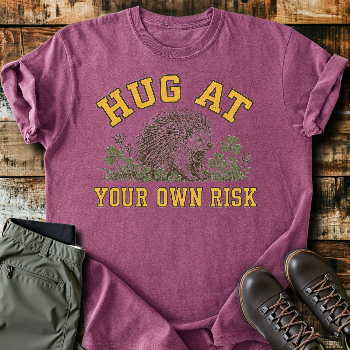 Hug At Your Own Risk T-Shirt product image 3