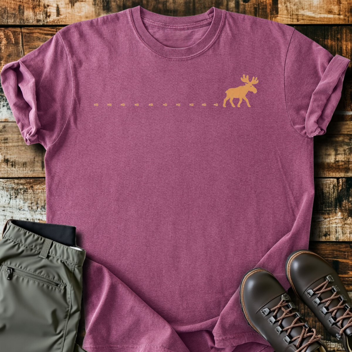 Moose Trail Tracks T-Shirt product image 2