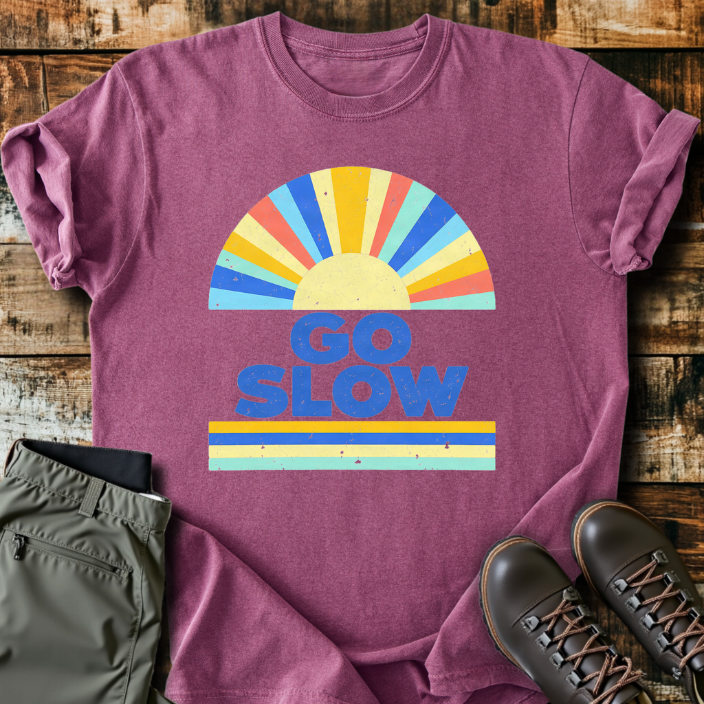 Go Slow Rainbow T-Shirt product image 3