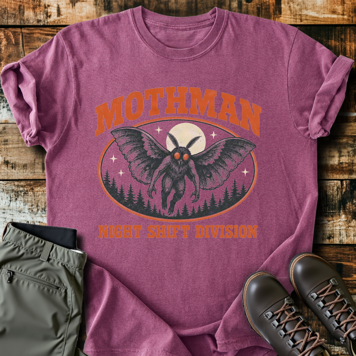 Mothman Night Shift T-Shirt product image 3